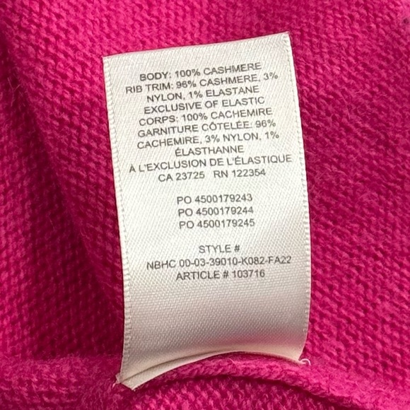 The Group by Babaton Pink 100% Cashmere Cozy Turtleneck Valentine’s Holiday XS - Picture 8 of 10